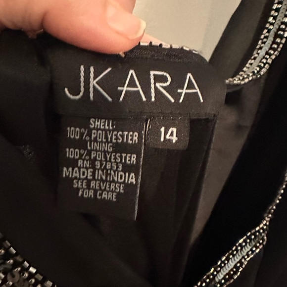 J Kara black Cocktail dress with sequins - Picture 2 of 6